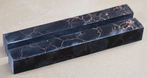 Black with Copper Matrix Tru-Stone Block - 0.66